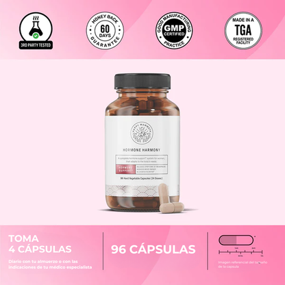 Hormone Harmony™ | Fórmula herbal avanzada para el equilibrio hormonal femenino