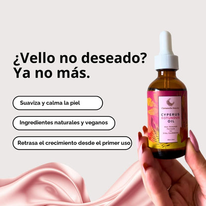 Aceite Cyperus Rotundus 60ML | Menos vello, más piel lisa de forma natural