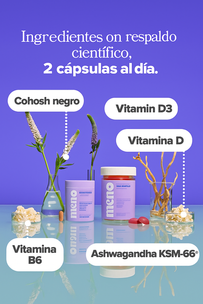 Meno | Cápsulas vitamínicas para la menopausia