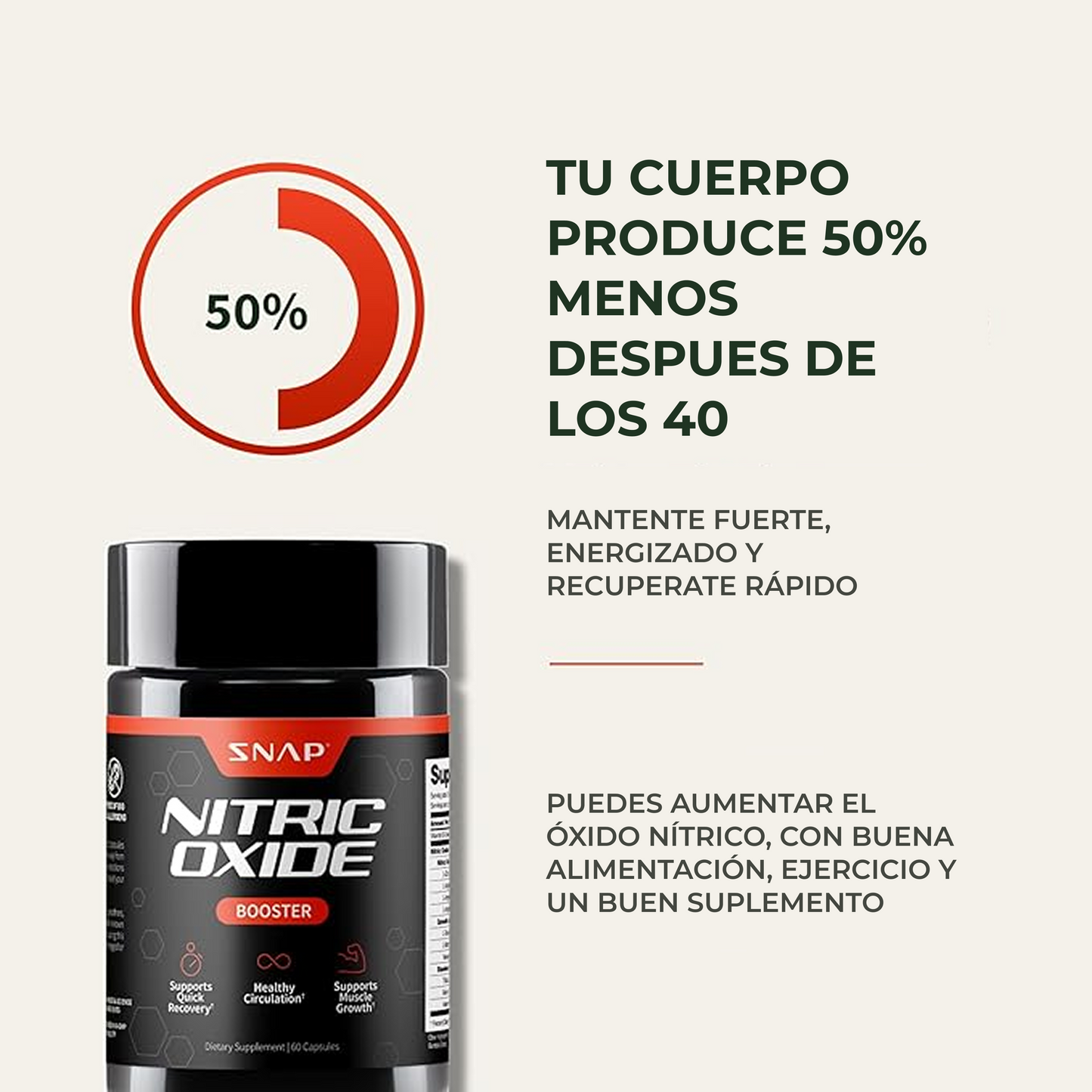 Salud de la Próstata + Potenciador de Óxido Nítrico