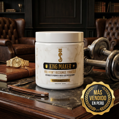 KING MAKER | Potenciador Masculino 13 en 1 para Más Fuerza, Energía y Rendimiento Total