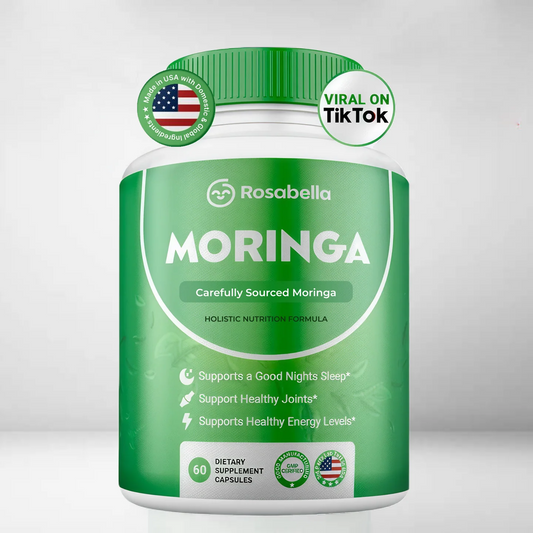 Moringa Rosabella – Reduce el cortisol de forma natural para ayudar a restaurar el equilibrio interior y exterior.