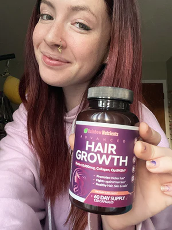 Capsulas para evitar la caída del pelo | Rainbow Nutrients 60 Cápsulas