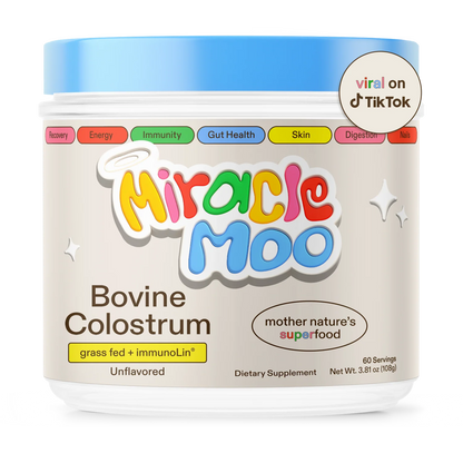 Miracle Moo | Nutre tu intestino, refuerza tu inmunidad y apoya una recuperación natural para sentirte bien por dentro y por fuera.