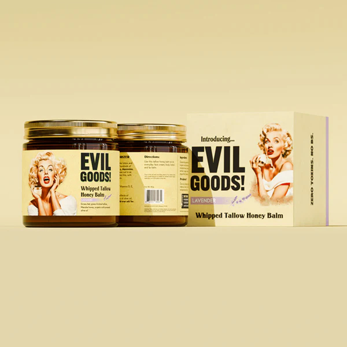 Evil Goods | Bálsamo de Sebo "Brillo Juvenil" – Puro y No Sintético